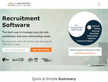 Tablet Screenshot of myrecruitmentplus.com